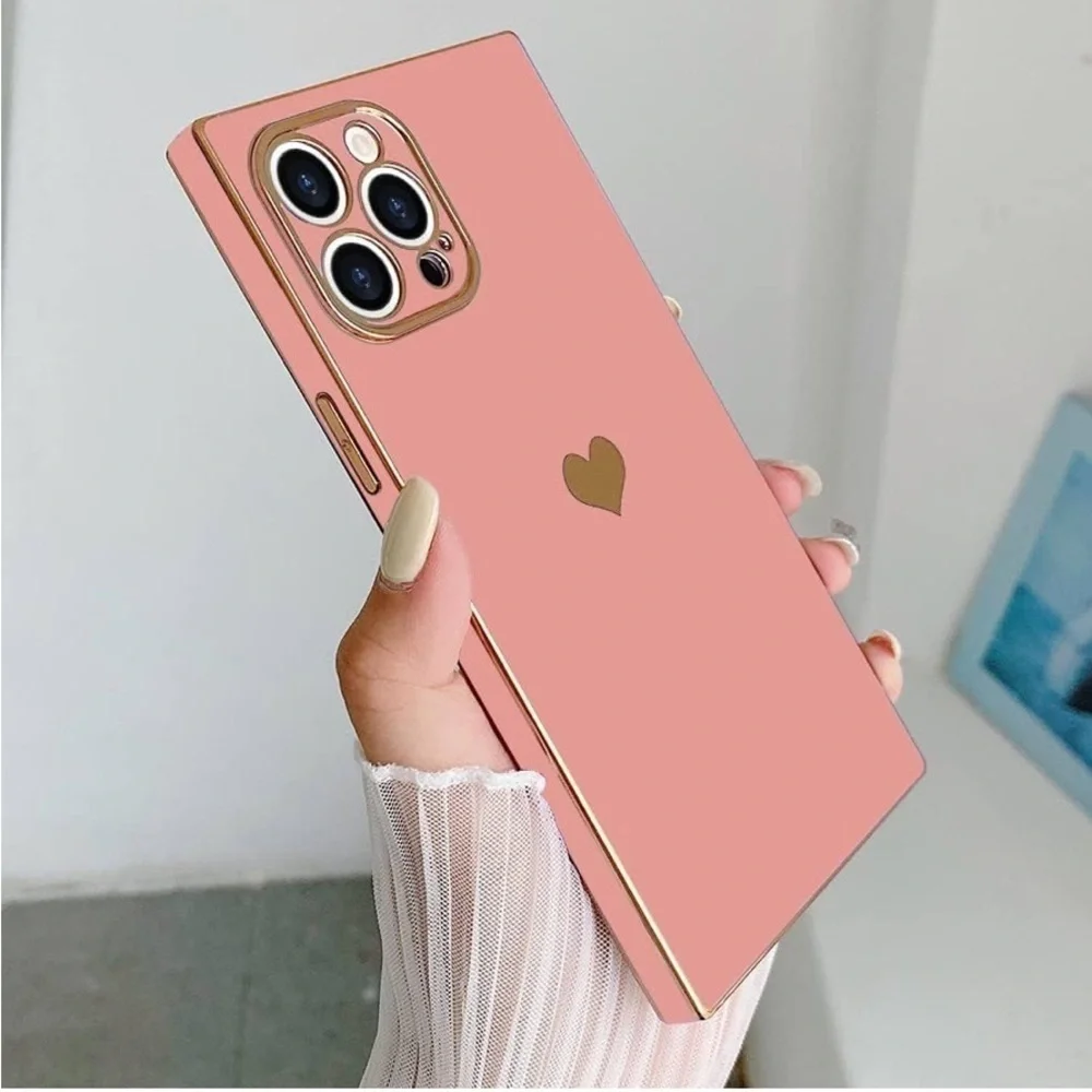 iPhone 12 Pro Case Pink & Gold